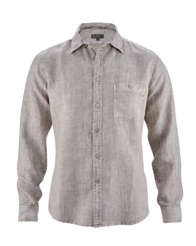 HempAge Hanf Hemd - Farbe mud aus 100% Hanf