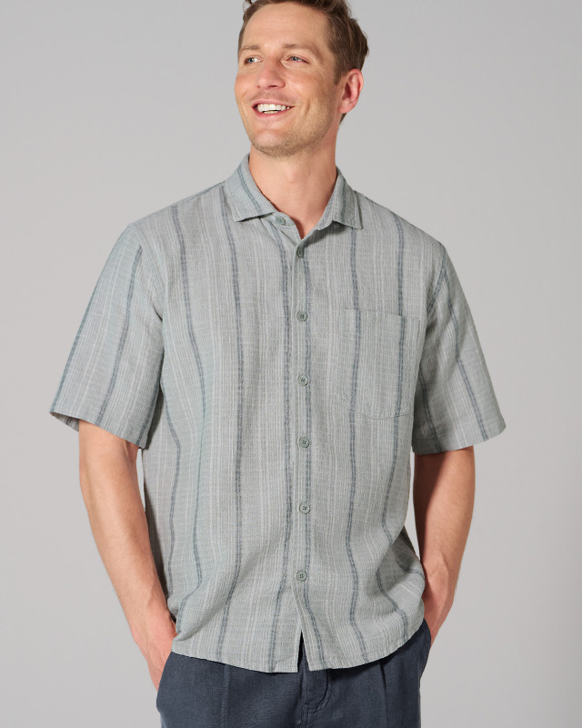 HempAge Hanf Hemd - Farbe smoke aus Hanf und Bio-Baumwolle