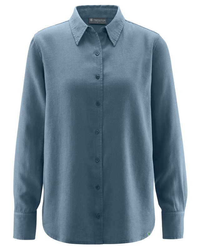 HempAge Hanf Bluse - Farbe dove aus Hanf und Bio-Baumwolle