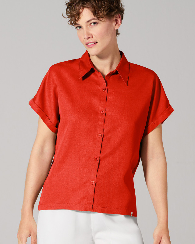 HempAge Hanf Bluse - Farbe magna aus 100% Lyocell