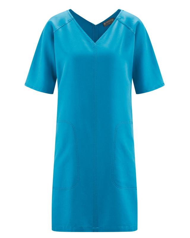 HempAge Hanf Kleid - Farbe azure aus 100% Lyocell