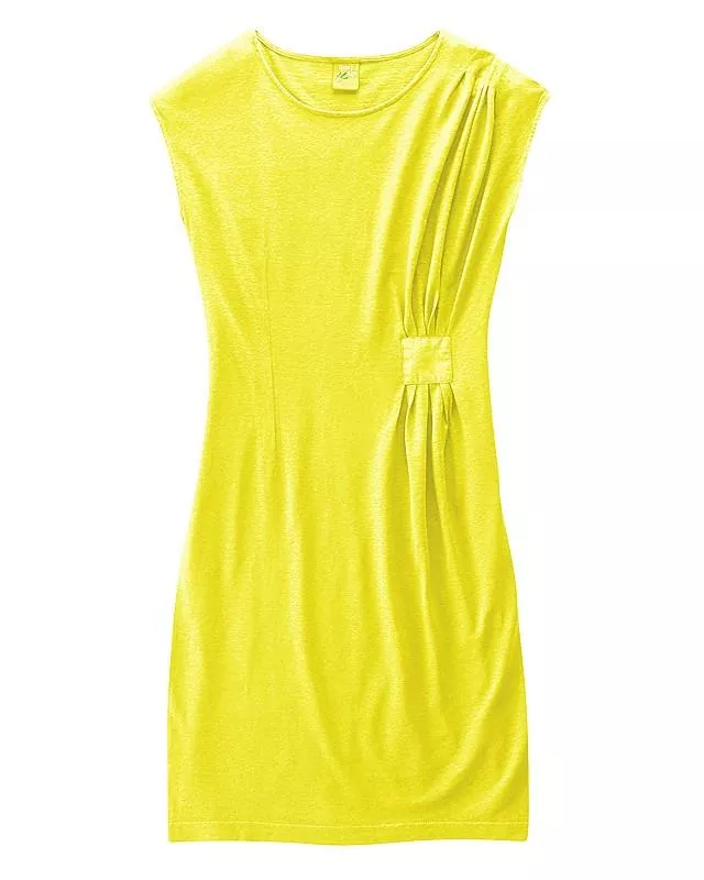 HempAge Hanf Kleid - Farbe citrus aus Hanf und Bio-Baumwolle