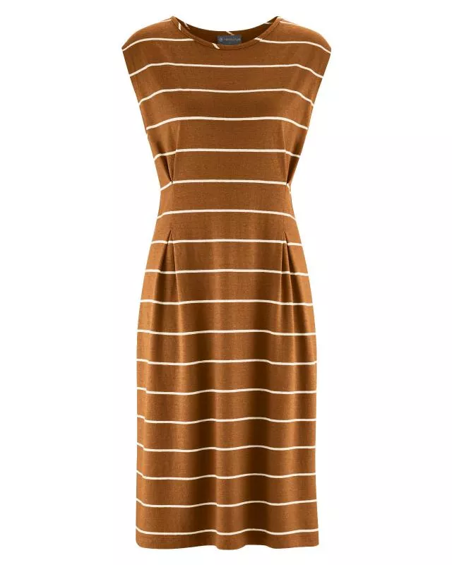HempAge Hanf Kleid - Farbe almond aus Hanf und Bio-Baumwolle