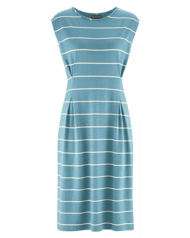 HempAge Hanf Kleid - Farbe wave aus Hanf und Bio-Baumwolle
