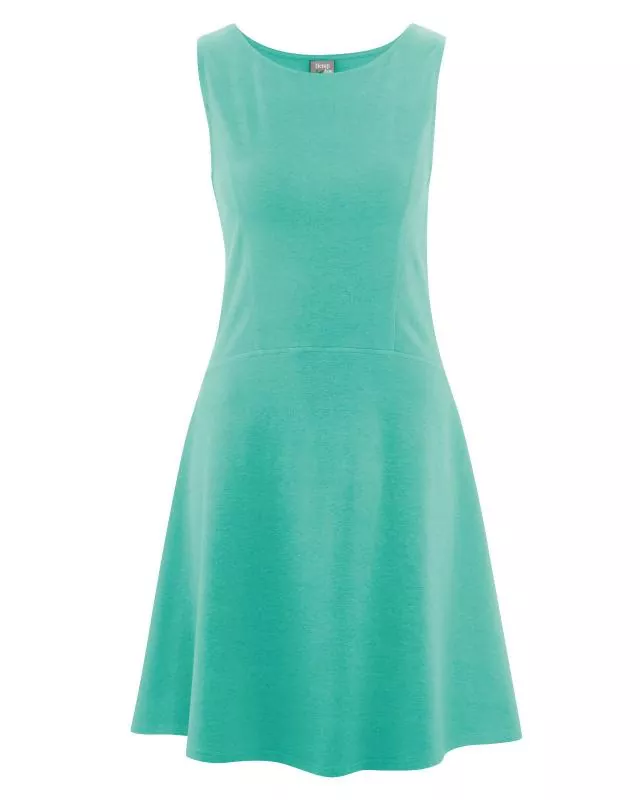 HempAge Hanf Kleid - Farbe jade aus Hanf und Bio-Baumwolle