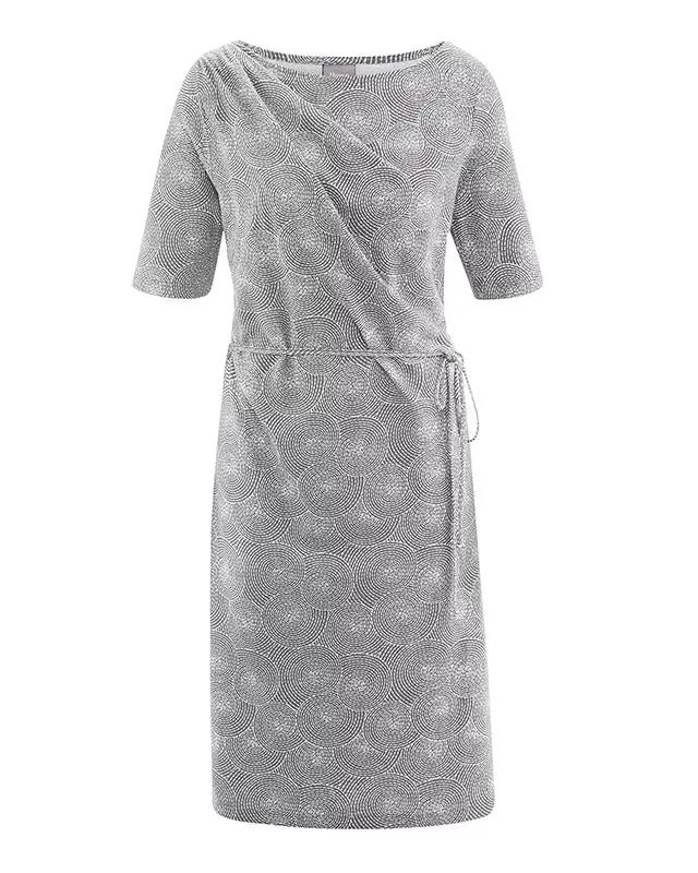 HempAge Hanf Kleid - Farbe taupe aus Hanf und Bio-Baumwolle