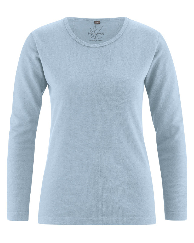 HempAge Hanf Shirt - Farbe clearsky aus Hanf und Bio-Baumwolle
