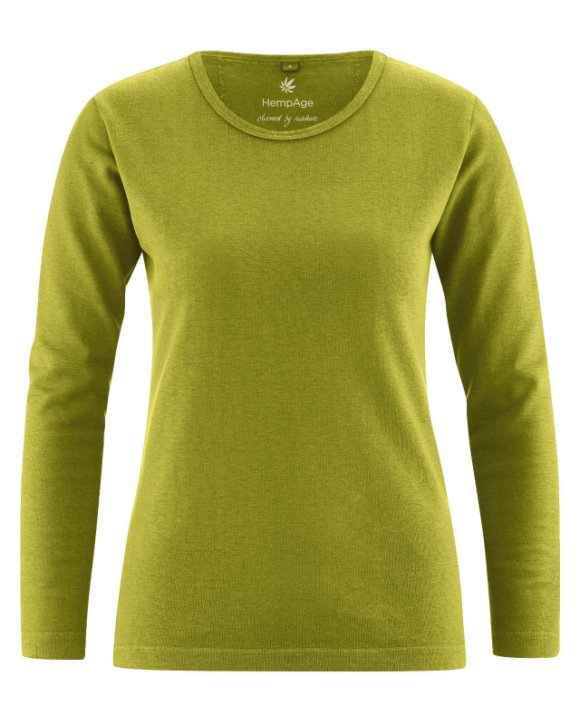 HempAge Hanf Shirt - Farbe fern aus Hanf und Bio-Baumwolle