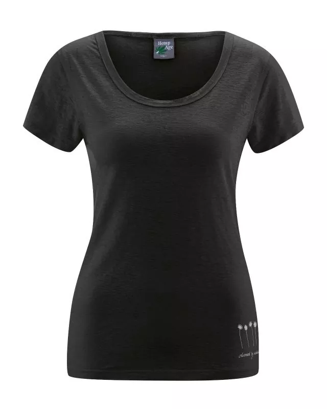 HempAge Hanf T-Shirt - Farbe black aus 100% Hanf