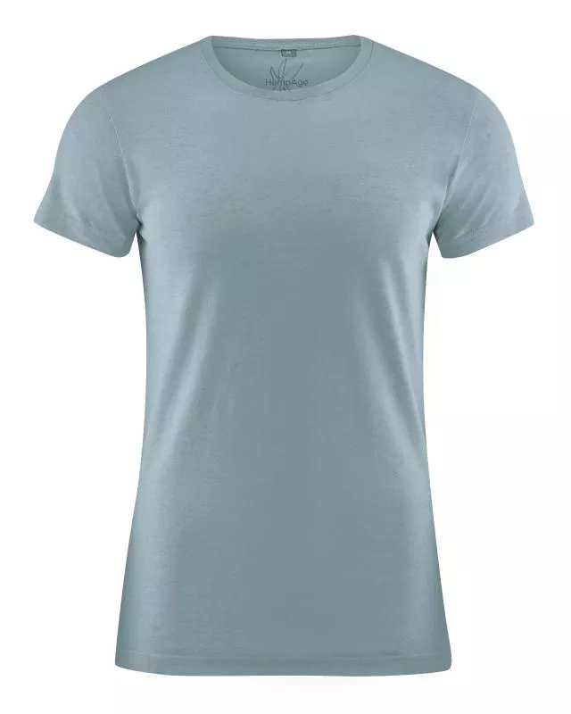 HempAge Hanf T-Shirt - Farbe aloe aus Hanf und Bio-Baumwolle