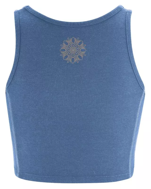 HempAge Hanf Yoga Top - Farbe blueberry aus Hanf und Bio-Baumwolle