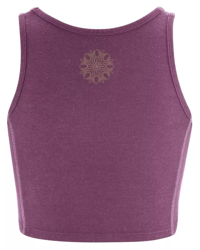 HempAge Hanf Yoga Top - Farbe purple aus Hanf und Bio-Baumwolle