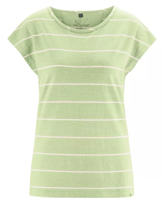 HempAge Hanf T-Shirt - Farbe matcha aus Hanf und Bio-Baumwolle