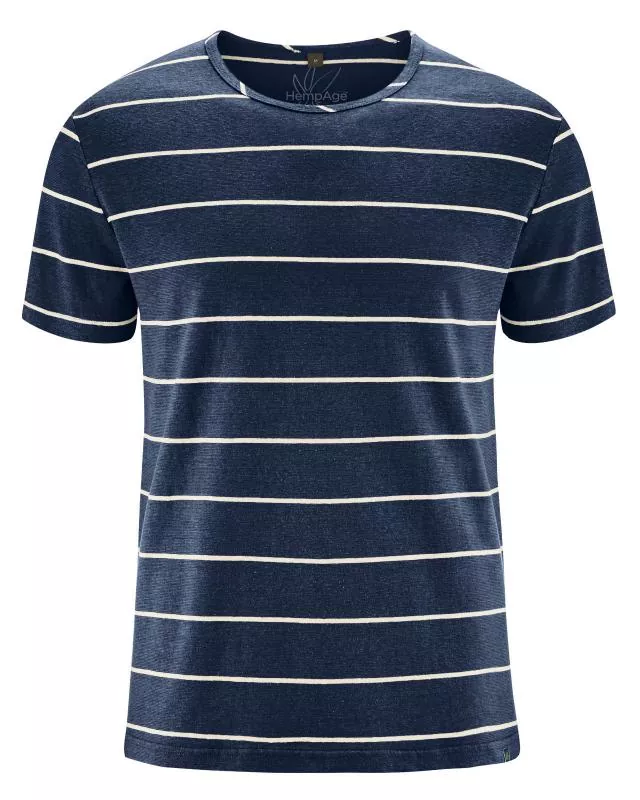 HempAge Hanf T-Shirt - Farbe navy aus Hanf und Bio-Baumwolle