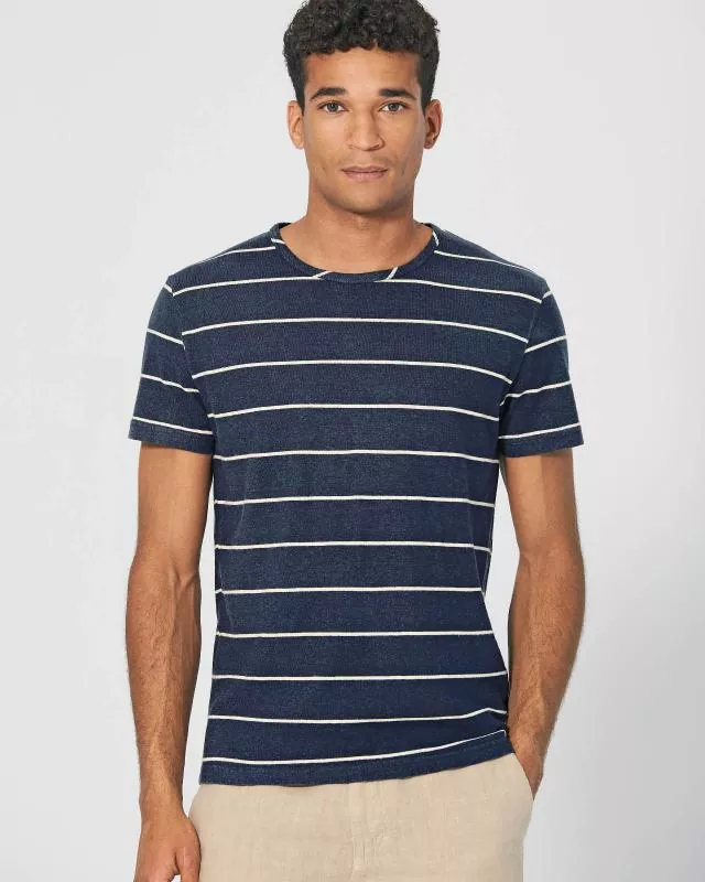 HempAge Hanf T-Shirt - Farbe navy aus Hanf und Bio-Baumwolle