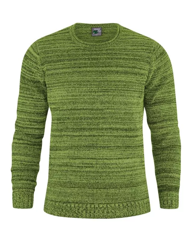 HempAge Hanf Pullover Jonas - Farbe weed aus Hanf und Bio-Baumwolle