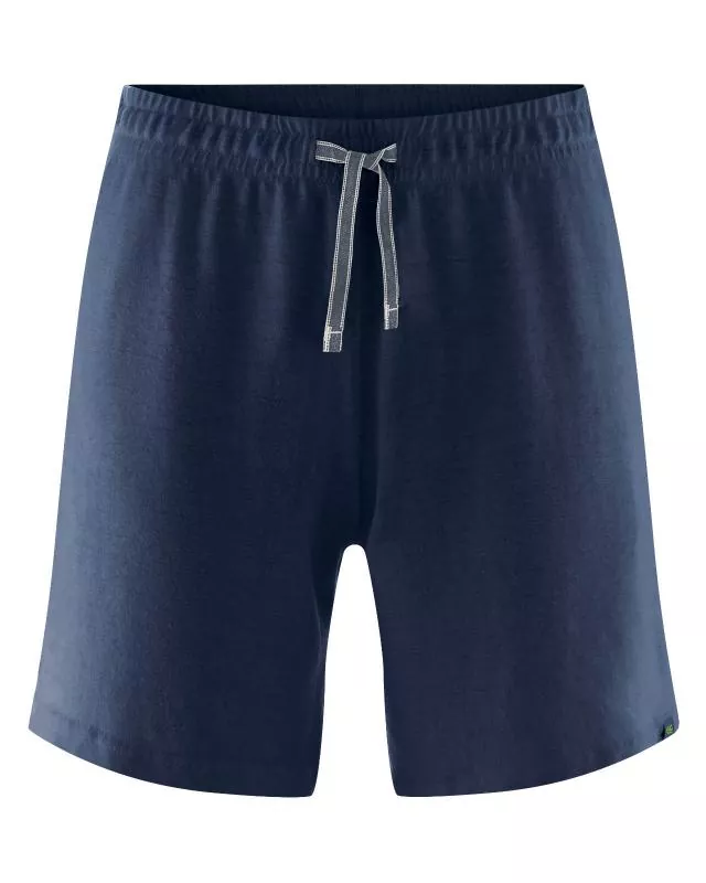 HempAge Unisex Hanf Pyjama Shorts - Farbe navy aus Hanf und Bio-Baumwolle