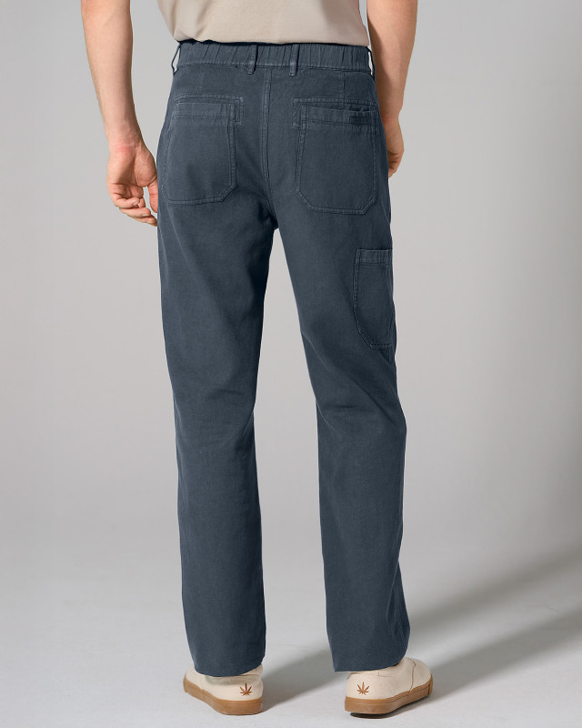 HempAge Hanf Hose - Farbe graphit aus Hanf und Bio-Baumwolle