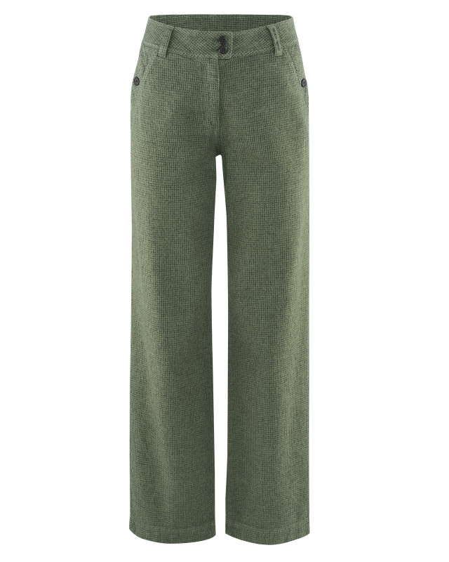 HempAge Hanf Hose - Farbe moss aus Hanf und Bio-Baumwolle