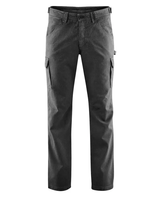 HempAge Hanf Field Pants - Farbe black aus Hanf und Bio-Baumwolle