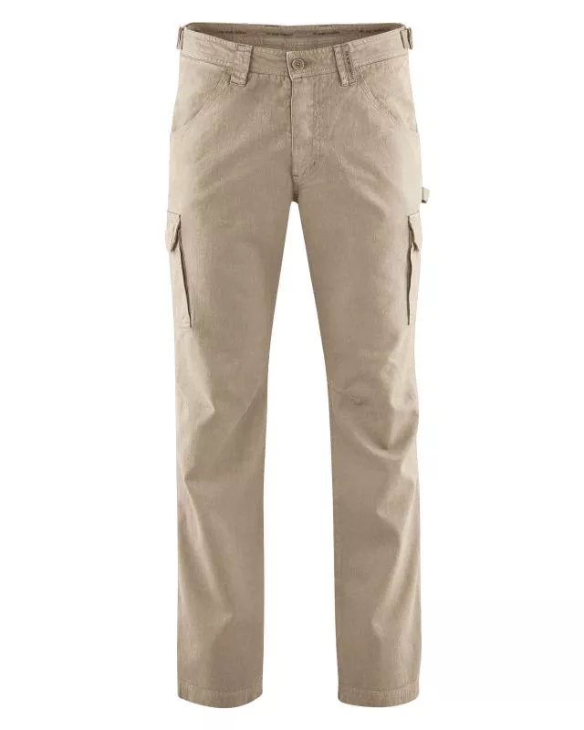 HempAge Hanf Field Pants - Farbe grit aus Hanf und Bio-Baumwolle