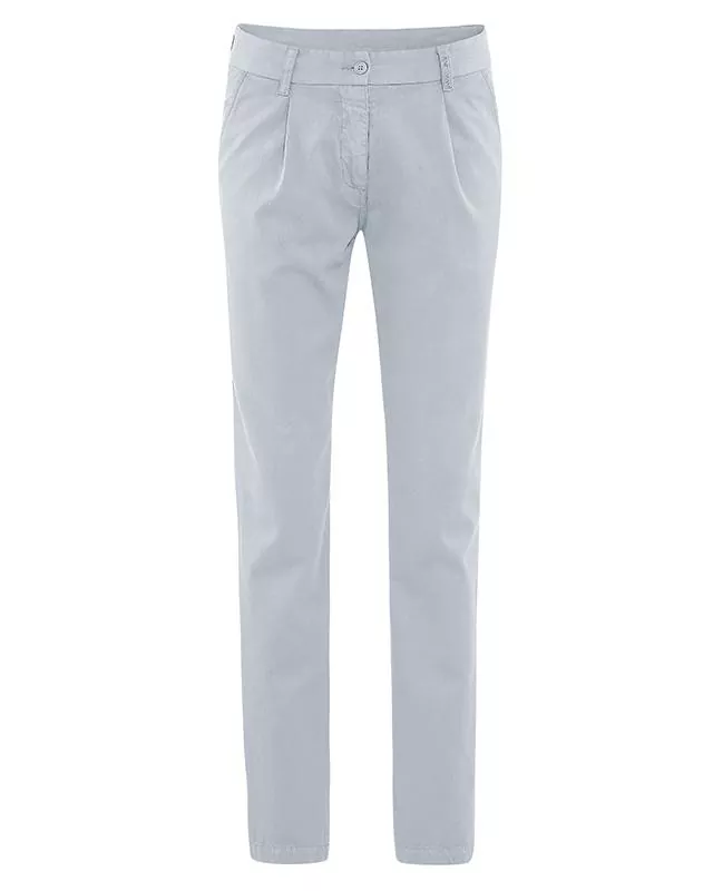 HempAge Hanf Chino Hose - Farbe platinum aus Hanf und Bio-Baumwolle