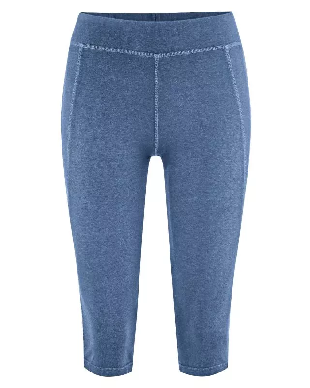 HempAge Hanf Yoga Leggins - Farbe blueberry aus Hanf und Bio-Baumwolle