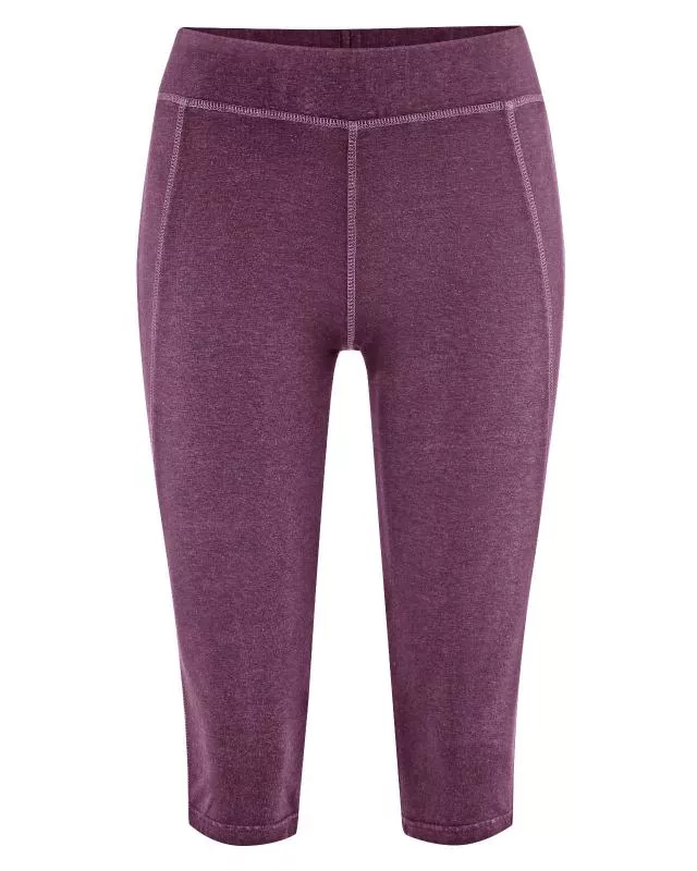 HempAge Hanf Yoga Leggins - Farbe purple aus Hanf und Bio-Baumwolle