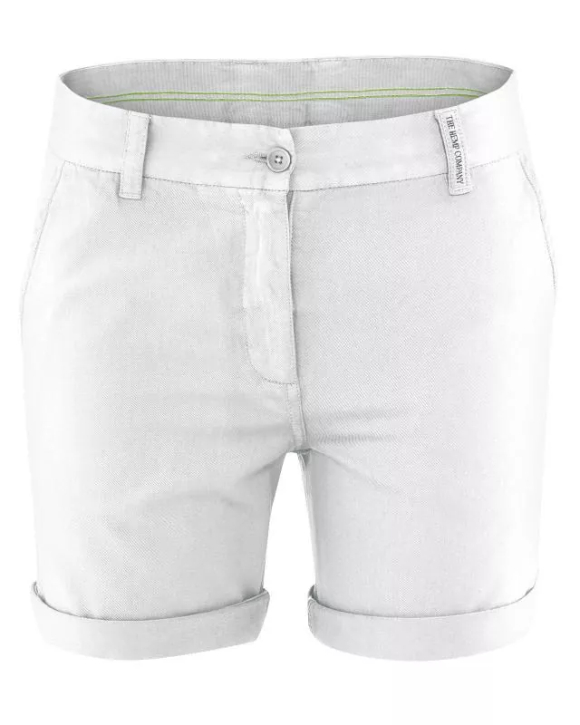 HempAge Hanf Shorts Jane - Farbe white aus Hanf und Bio-Baumwolle