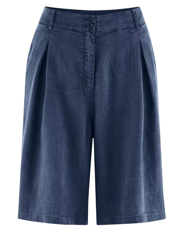 HempAge Hanf Bermuda - Farbe navy aus Hanf und Bio-Baumwolle