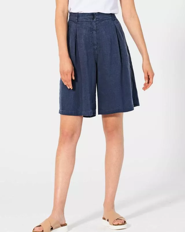 HempAge Hanf Bermuda - Farbe navy aus Hanf und Bio-Baumwolle