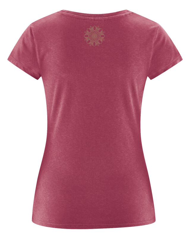 HempAge Hanf Yoga Shirt - Farbe tinto aus Hanf und Bio-Baumwolle