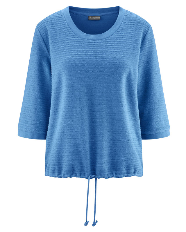 HempAge Hanf T-Shirt - Farbe ocean aus Hanf und Bio-Baumwolle