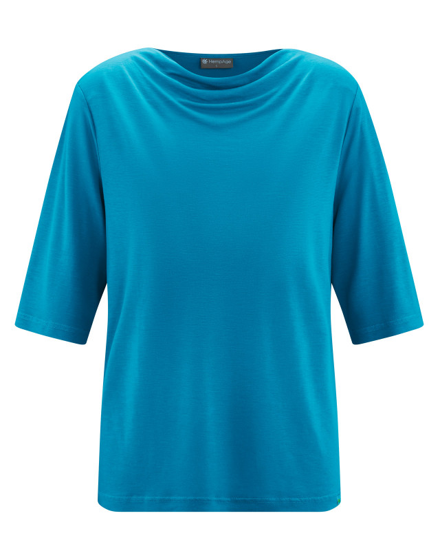 HempAge Hanf Shirt - Farbe azure aus 100% Lyocell
