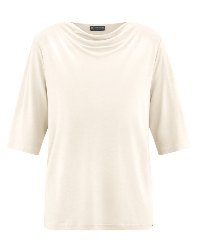HempAge Hanf Shirt - Farbe offwhite aus 100% Lyocell