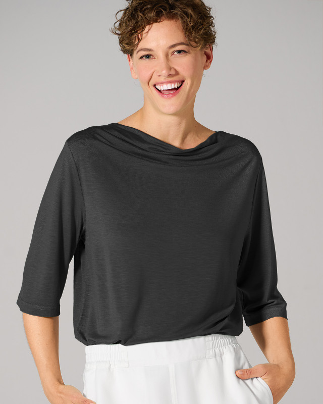 HempAge Hanf Shirt - Farbe black aus 100% Lyocell