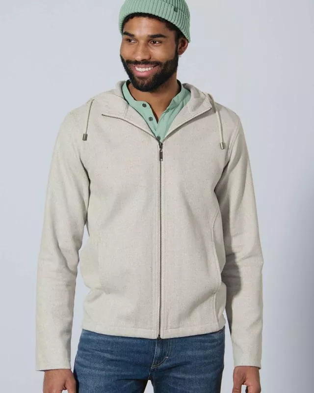 HempAge Hanf Kapuzenjacke - Farbe natur aus Hanf und Bio-Baumwolle