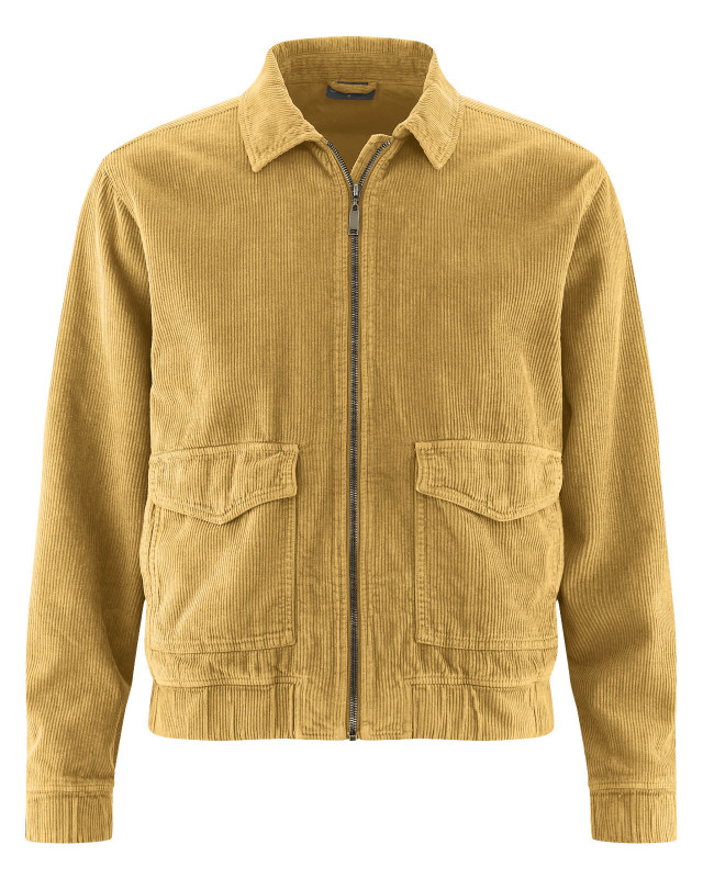 HempAge Hanf Cordjacke - Farbe dijon aus Hanf und Bio-Baumwolle