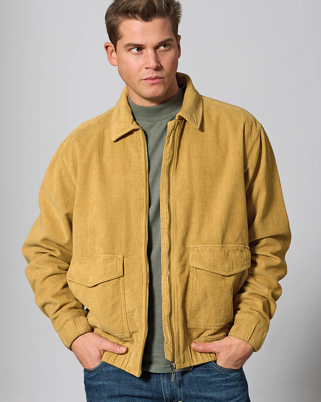 HempAge Hanf Cordjacke - Farbe dijon aus Hanf und Bio-Baumwolle