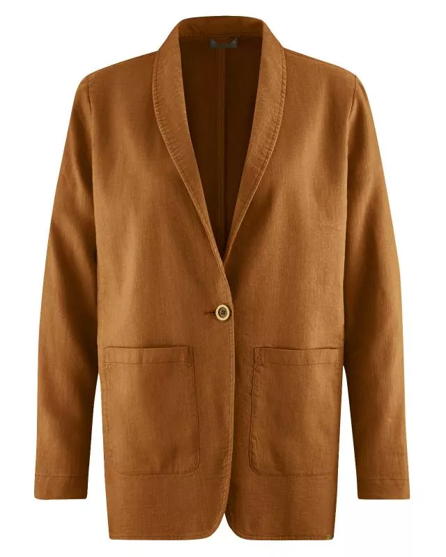 HempAge Hanf Blazer - Farbe almond aus Hanf und Bio-Baumwolle