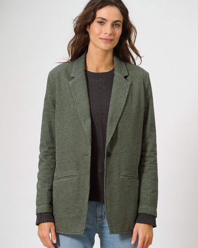 HempAge Hanf Blazer - Farbe moss aus Hanf und Bio-Baumwolle