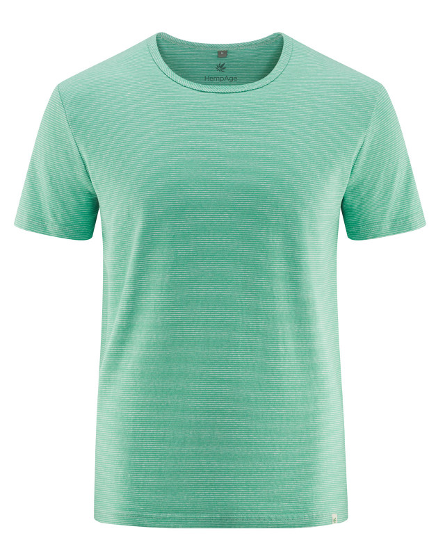 HempAge Hanf T-Shirt - Farbe miami/natur aus Hanf und Bio-Baumwolle