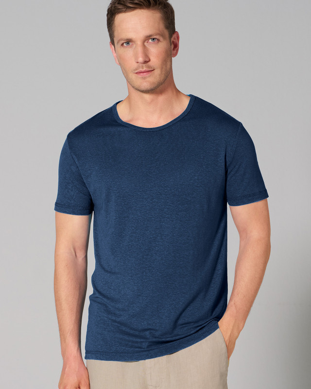 HempAge Hanf T-Shirt - Farbe navy aus Hanf und Lyocell