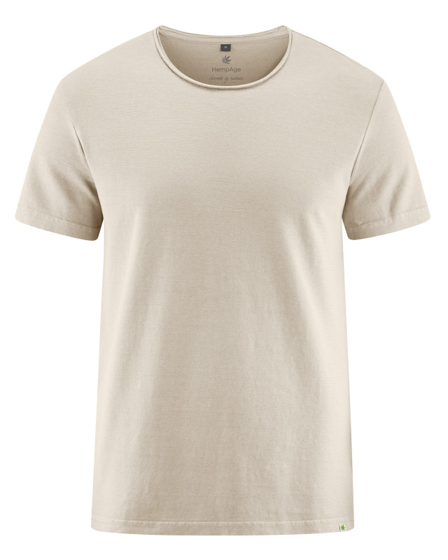 HempAge Hanf T-Shirt - Farbe distel aus Hanf und Bio-Baumwolle