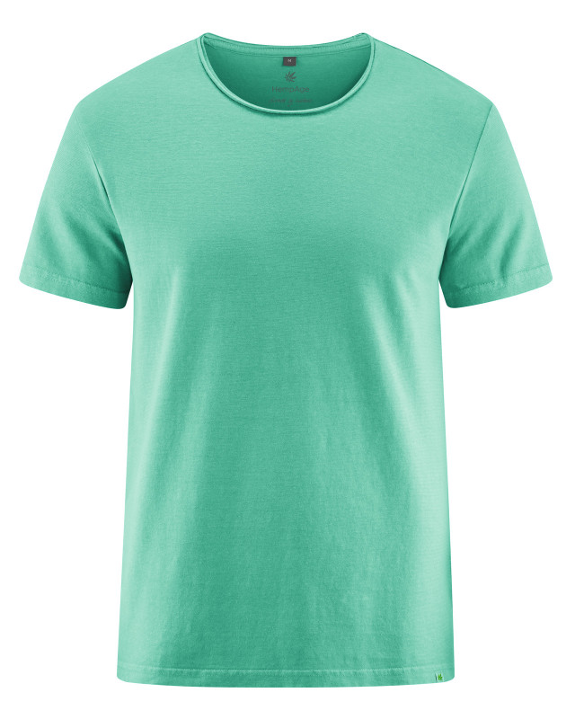HempAge Hanf T-Shirt - Farbe miami aus Hanf und Bio-Baumwolle