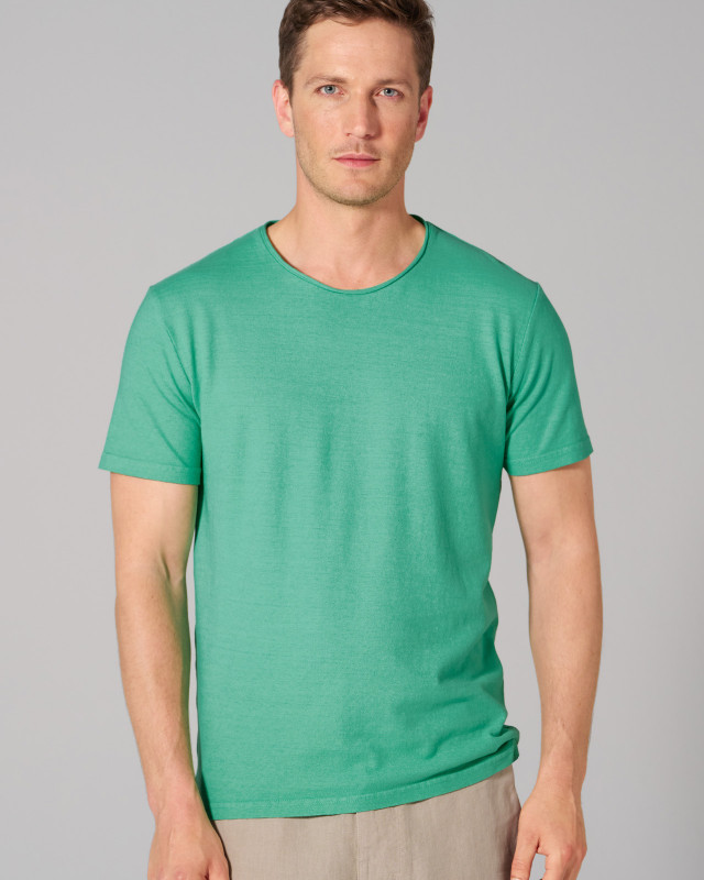 HempAge Hanf T-Shirt - Farbe miami aus Hanf und Bio-Baumwolle