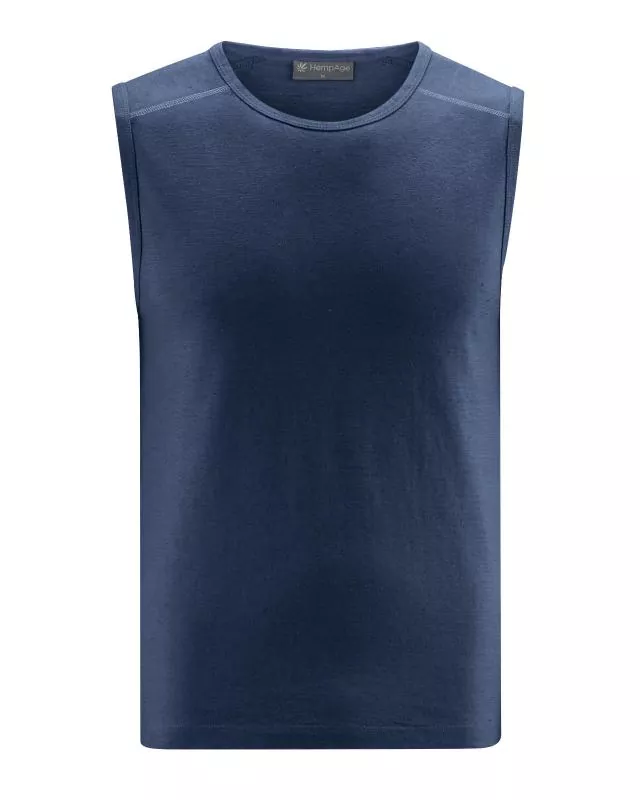 HempAge Hanf Yoga Tanktop - Farbe navy aus Hanf und Bio-Baumwolle