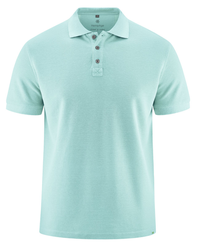 HempAge Hanf Poloshirt - Farbe lake aus Hanf und Bio-Baumwolle
