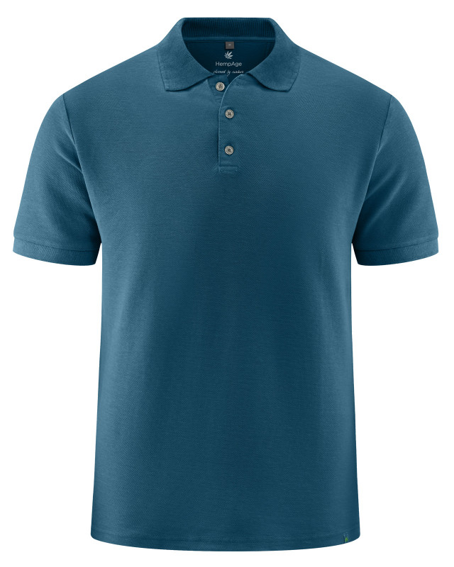 HempAge Hanf Poloshirt - Farbe reef aus Hanf und Bio-Baumwolle