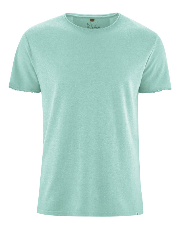 HempAge Hanf T-Shirt - Farbe sage aus Hanf und Bio-Baumwolle